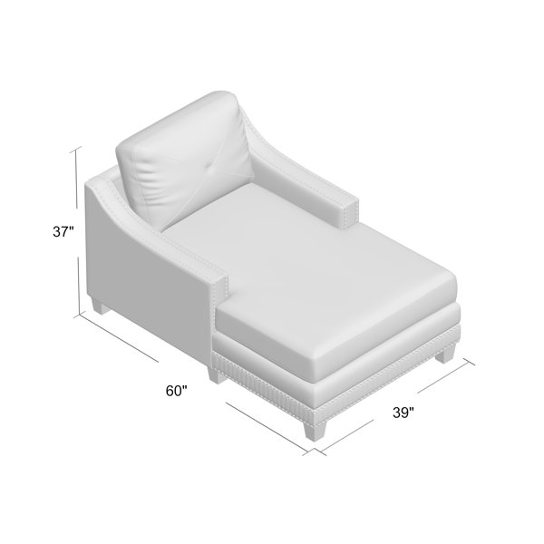 Three Posts™ Lugent Two Arms Chaise Lounge & Reviews Wayfair